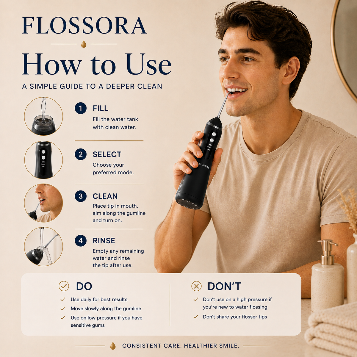 Flossora Water Flosser